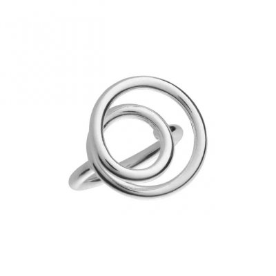 Heiring Twister Medium - Ring i silver