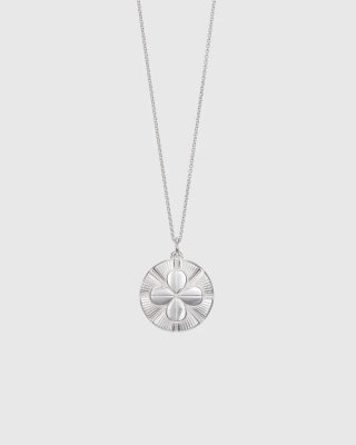 KALEVALA Amulet Four-leaf Clover - Halsband i silver