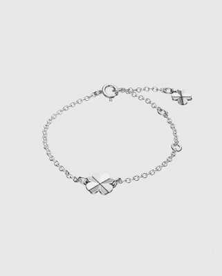 KALEVALA Four-Leaf Clover - Armband i silver