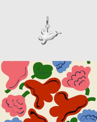 KALEVALA x MARIMEKKO Garden Kukasta kukkaan - Berlock i silver