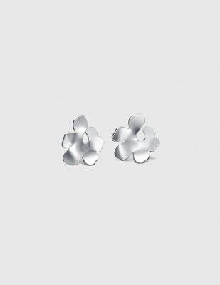 KALEVALA X MARIMEKKO Unikko - Mini örhängen i silver