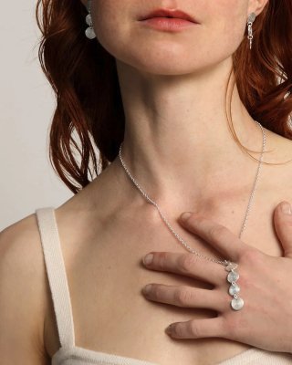 KALEVALA Kosmos - Halsband 5 delar i silver