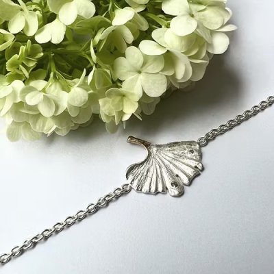 Lotta Jewellery Osaka Ginkgo - Armband i silver