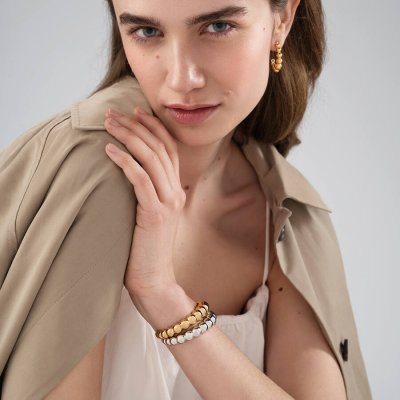 Lumoava Bonbon - Armring i förgyllt silver