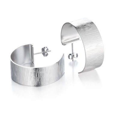 maininki örhängen hoops creoler silver finska smycken