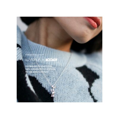 Lumoava x Moomin Collection Sniff - Halsband i silver