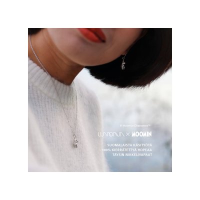 Lumoava x Moomin Collection Muminmamma - Halsband i silver