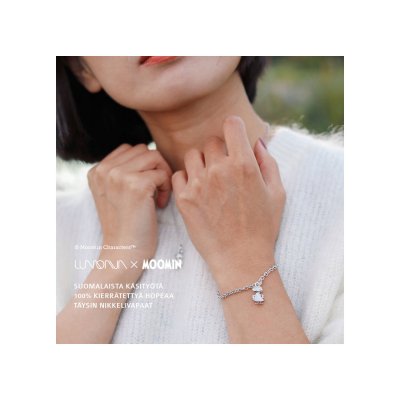 Lumoava x Moomin Collection Lilla My - Armband i silver