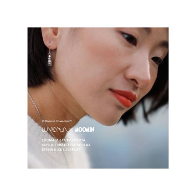 Lumoava x Moomin Collection Muminmamma - Örhängen i silver