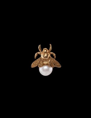 MARIA NILSDOTTER Bumblebee Pearl - Örhänge i silver