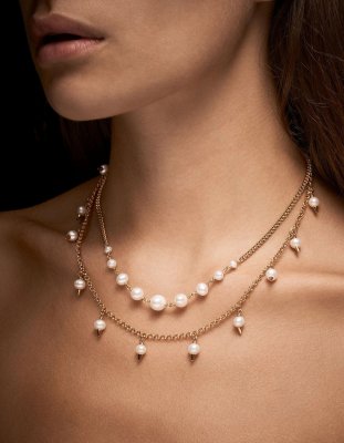 MARIA NILSDOTTER Dawn - Halsband i silver