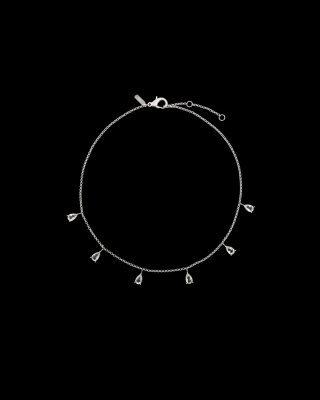 MARIA NILSDOTTER Haze Drop - Halsband i silver