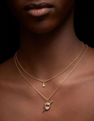 MARIA NILSDOTTER Rebel Love - Halsband i silver