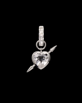 MARIA NILSDOTTER Rebel Love Clear quartz - Örhänge i silver