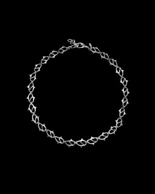 MARIA NILSDOTTER Thorn Chain - Halsband i silver