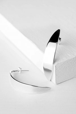 LIGA Design Elips - Örhängen i silver