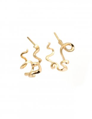 PER BORUP Calligraphy - Hoops i guld