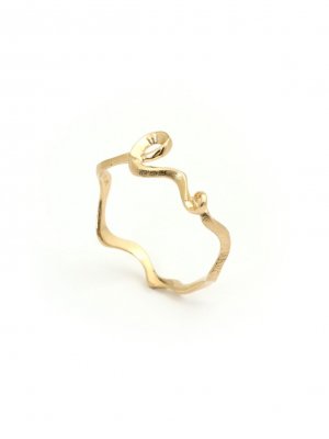 PER BORUP Calligraphy - Liten ring i guld