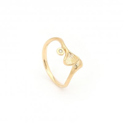 Per Borup Design Kaya - Ring mini i guld med diamant