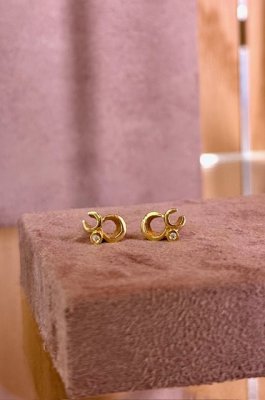 Per Borup Design Cirkel - Örhänge i guld