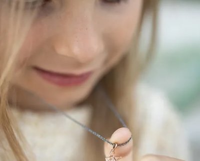 Per Borup Design Philippa - Halsband i guld med silverkedja