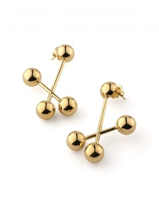 SIGRÉN Ariel Golden Collection - Örhängen i stål