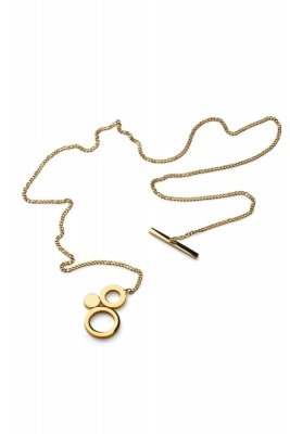 SIGRÉN Luna Nova Golden Collection - Halsband i stål