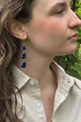 SIGRÉN Mon Amie Regn - Örhängen i silver