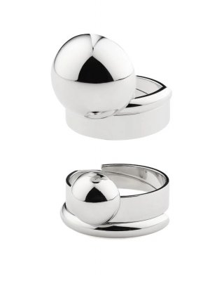 sägen satellite orbit duo ring stålring minimalistisk