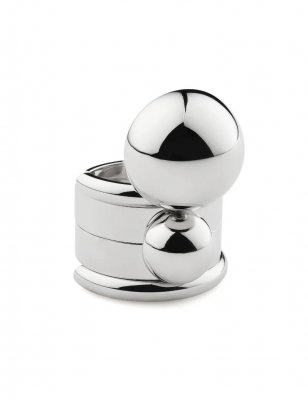 sägen satellite orbit duo ring stålring minimalistisk