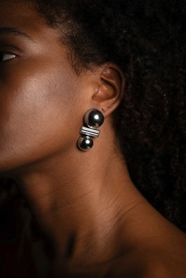 SIGRÉN Satellite Collection E7 - Örhängen i stål