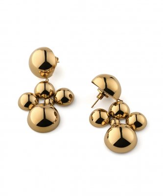 SIGRÉN Solar Golden Collection Universe - Stora örhängen i stål