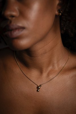SIGRÉN Stella Golden Collection - Halsband i stål