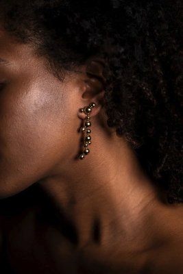 SIGRÉN Stella Golden Collection Rain - Örhängen i stål