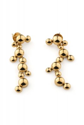 SIGRÉN Stella Golden Collection Rain - Örhängen i stål