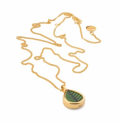 sägen berså/mon amie halsband i förgyllt silver