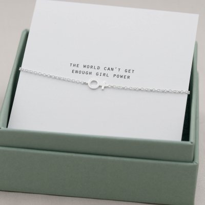 by Faith Kvinnotecken mini - Armband i silver