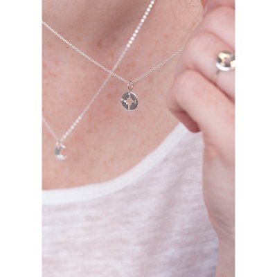 925 by Faith halsband kompass silver