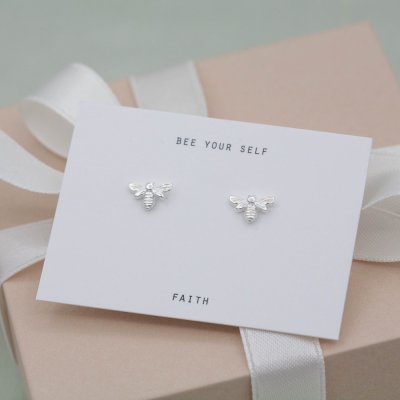 by Faith Bee your self - Örhängen i silver