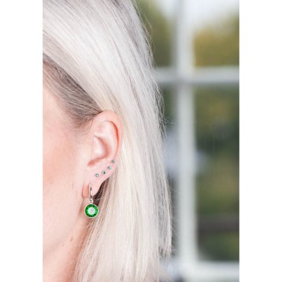 by Faith Earclimber Cerise - Örhängen i silver