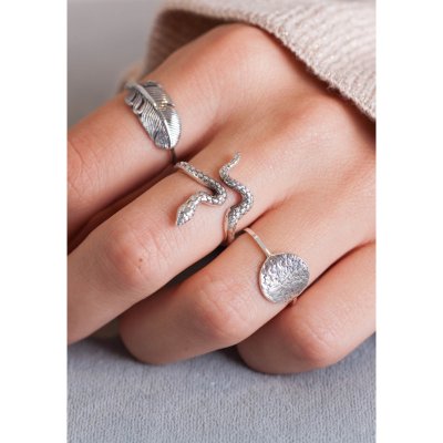 925 by Faith ring platta silver herr unisexsmycken