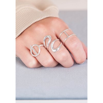 925 by Faith ring t-bar silver herr unisexsmycken
