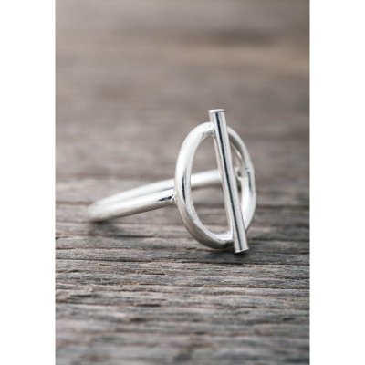 925 by Faith ring t-bar silver herr unisexsmycken