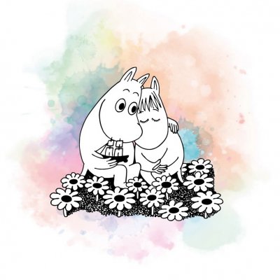 Lumoava x Moomin Collection My Love - Halsband i silver