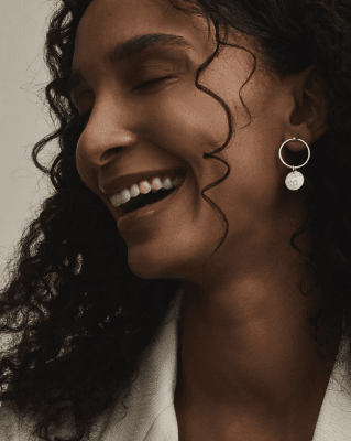 KALEVALA Amulet Hoops - Örhängen i silver