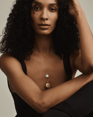 KALEVALA Amulet Charm Sailor's Knot - Miniberlock i silver