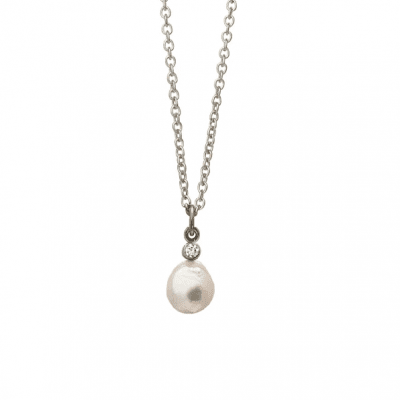 Heiring Pearl Pendant - Hängsmycke i silver med pärla