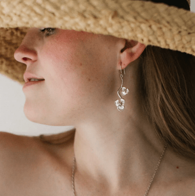 Lumoava Blossom - Örhängen i silver