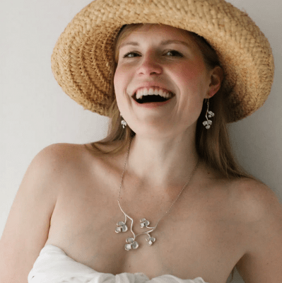 Lumoava Blossom - Örhängen i silver