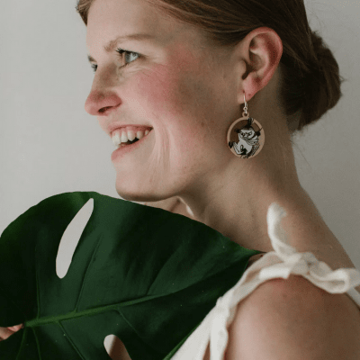 Lumoava x Moomin Collection Adventure - Örhängen i trä